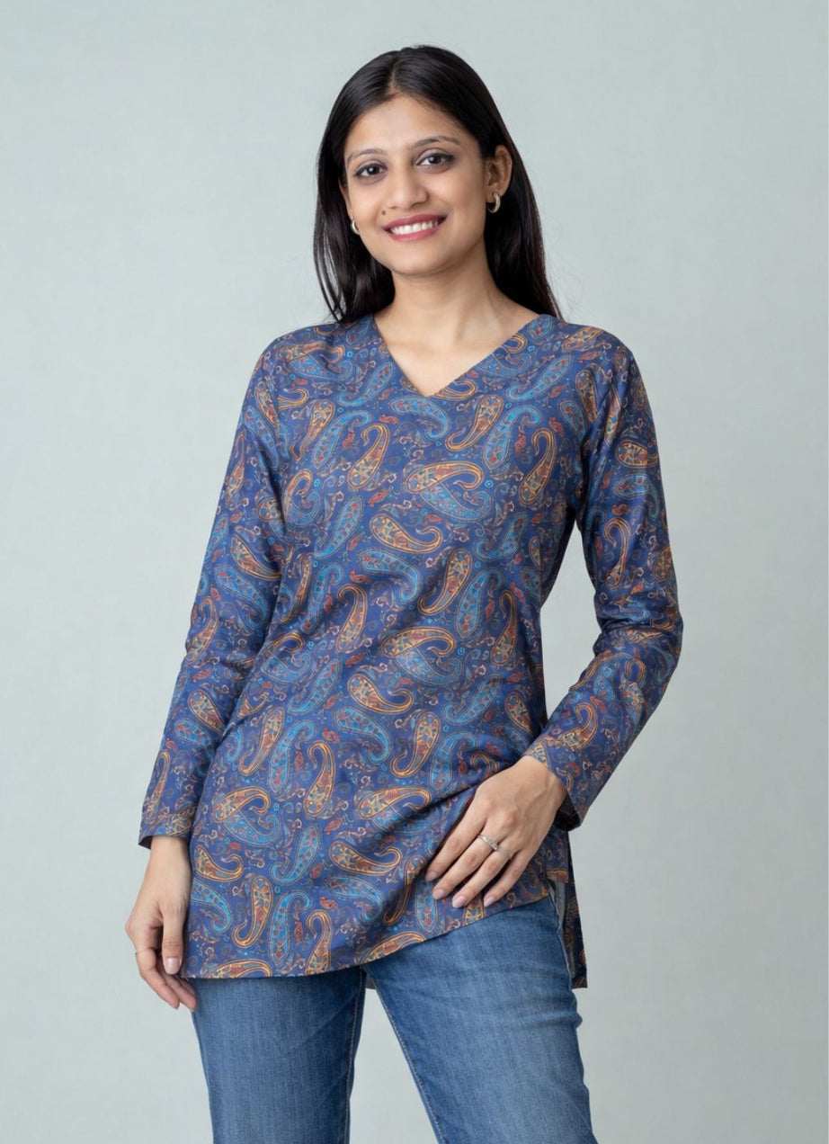 Nilkanthi Short Tunic